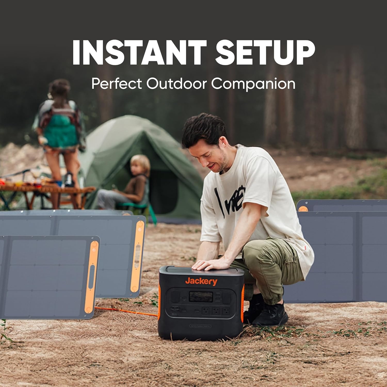 image:imageJackery SolarSaga 100 Prime Bifacial DIY Solar Panel 100W Portable Solar Charger Featuring 25 Conversion Efficiency IP68 Waterproof Solar Generator Vans Roofs Balconies RV OffGrid Cabins200 W Bifacial