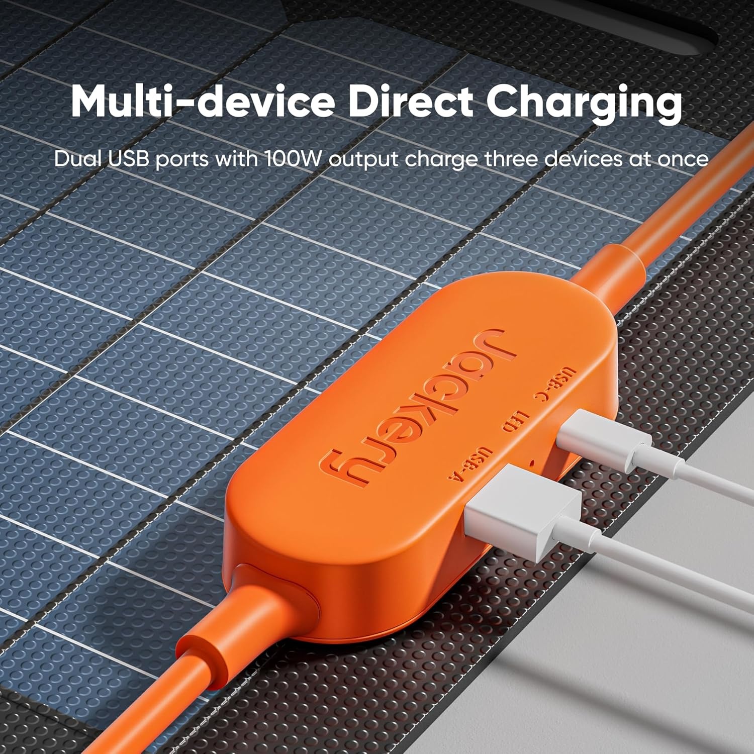 image:imageJackery SolarSaga 100 Prime Bifacial DIY Solar Panel 100W Portable Solar Charger Featuring 25 Conversion Efficiency IP68 Waterproof Solar Generator Vans Roofs Balconies RV OffGrid Cabins100W Air