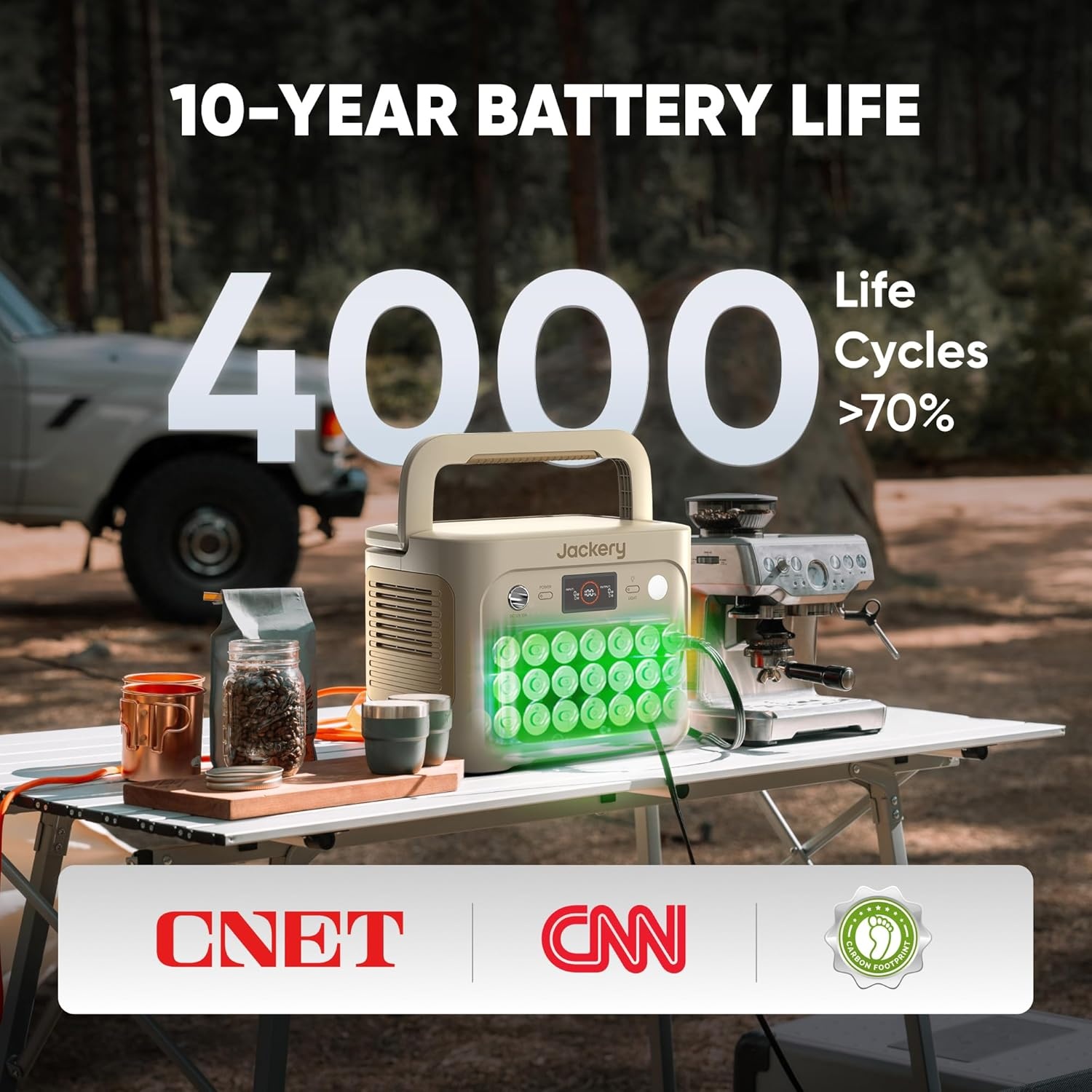 image:imageJackery Explorer 1000 v2 Portable Power Station1070Wh LiFePO4 Battery1500W AC100W USBC Output 1 Hr Fast Charge Solar Generator for CampingEmergency RV OffGrid LivingSolar Panel OptionalE1000v2Dune White