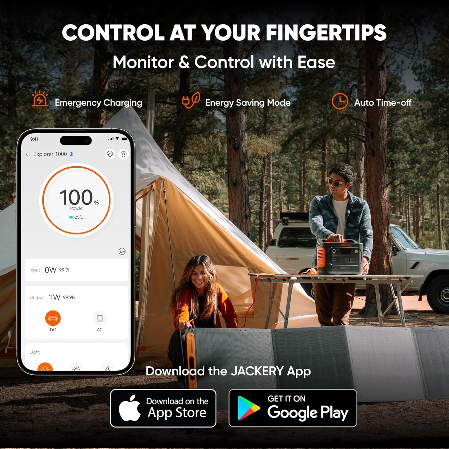 image:imageJackery Explorer 1000 v2 Portable Power Station1070Wh LiFePO4 Battery1500W AC100W USBC Output 1 Hr Fast Charge Solar Generator for CampingEmergency RV OffGrid LivingSolar Panel OptionalE1000v2200Wx2