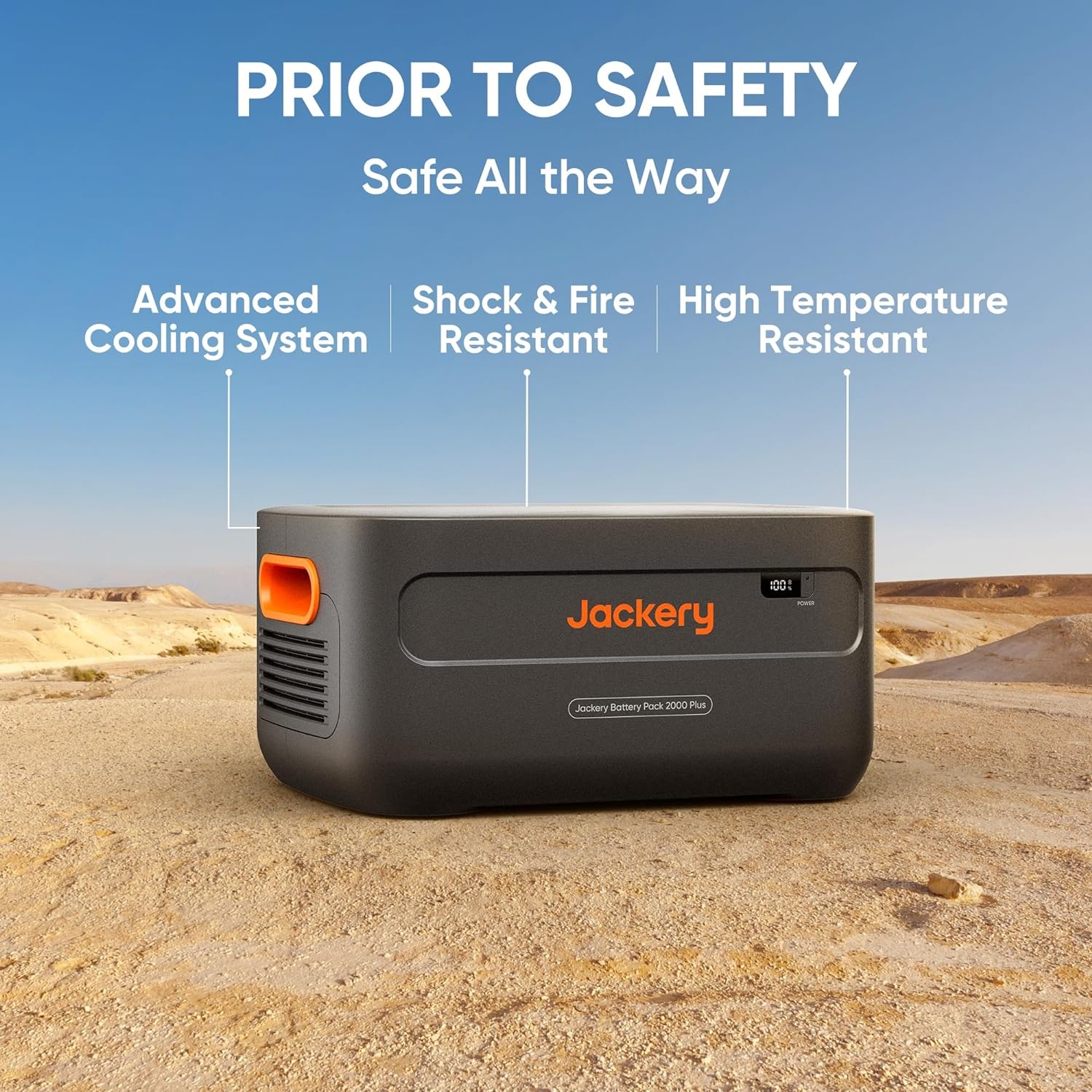 image:imageJackery Explorer 2000 Plus Portable Power Station 2042Wh LiFePO4 Solar Generator 3000W AC Output Expandable to 24kWh UPS Home Backup for Emergency Camping RV OffGridSolar Panel OptionalExplorer 2000 Plus Battery Pack