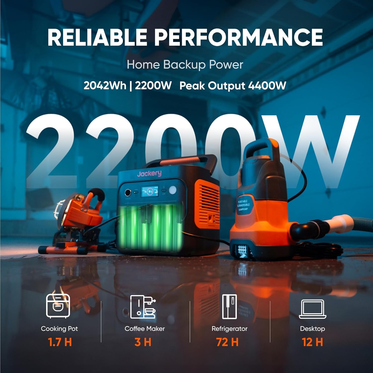 image:imageJackery Explorer 2000 v2 Portable Power Station with 2x200W Solar Panels 2042Wh LiFePo4 Battery 2200W Solar Generator 20ms UPS USBC PD 100W Fast Charging for Power Outages Emergencies CampingExplorer 2000 v2Protective Case
