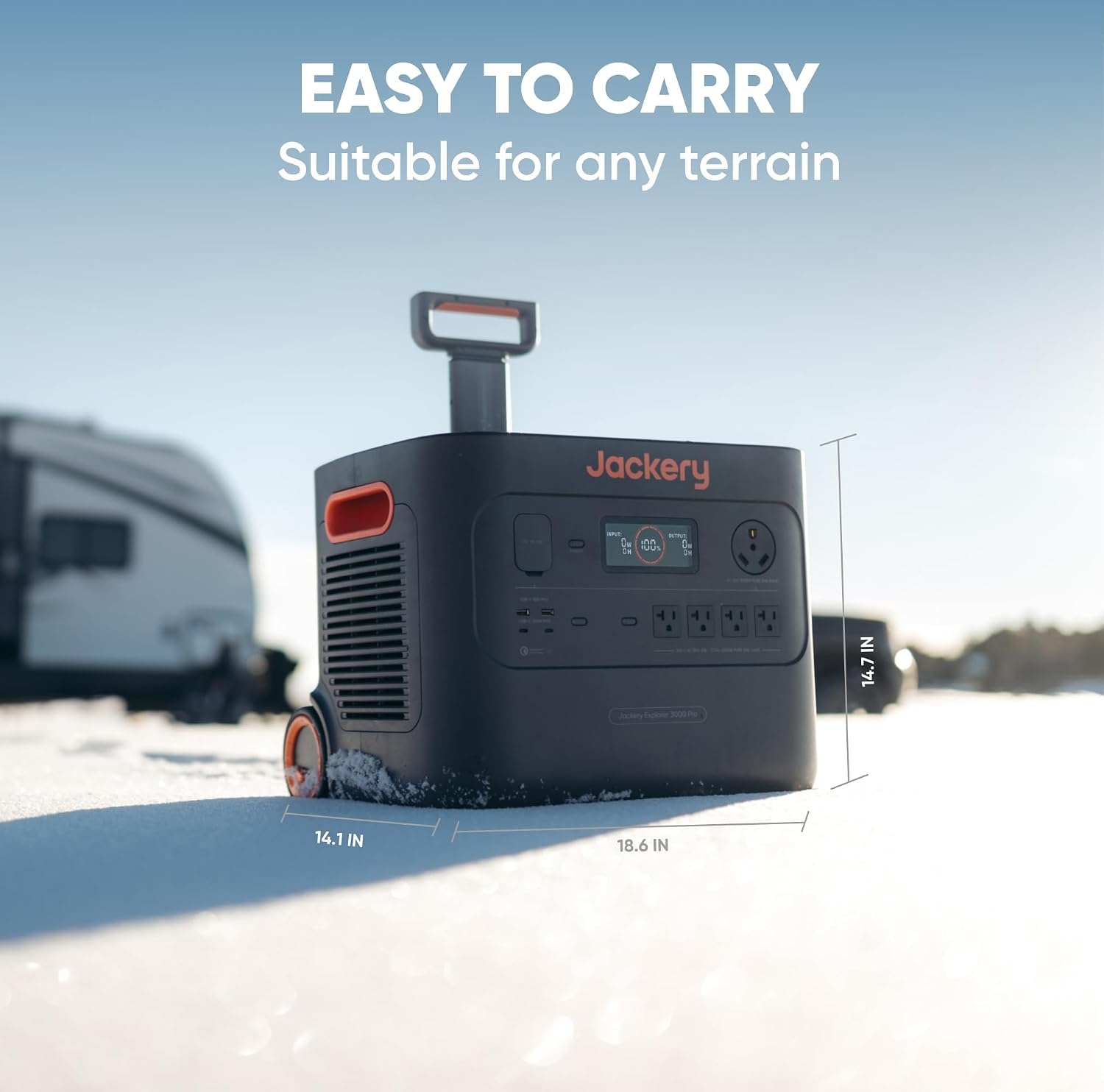 image:imageJackery Portable Power Station Explorer 3000 Pro Solar Generator with 3024Wh 2x100W PD Ports 24H Full Charge Compatible with SolarSagas for Home Backup RV Offgrid Solar Panel Optional
