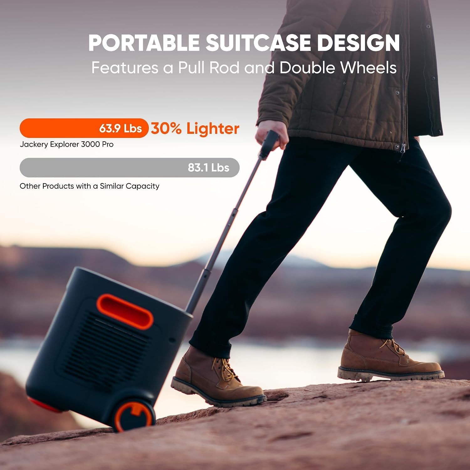image:imageJackery Portable Power Station Explorer 3000 Pro Solar Generator with 3024Wh 2x100W PD Ports 24H Full Charge Compatible with SolarSagas for Home Backup RV Offgrid Solar Panel Optional