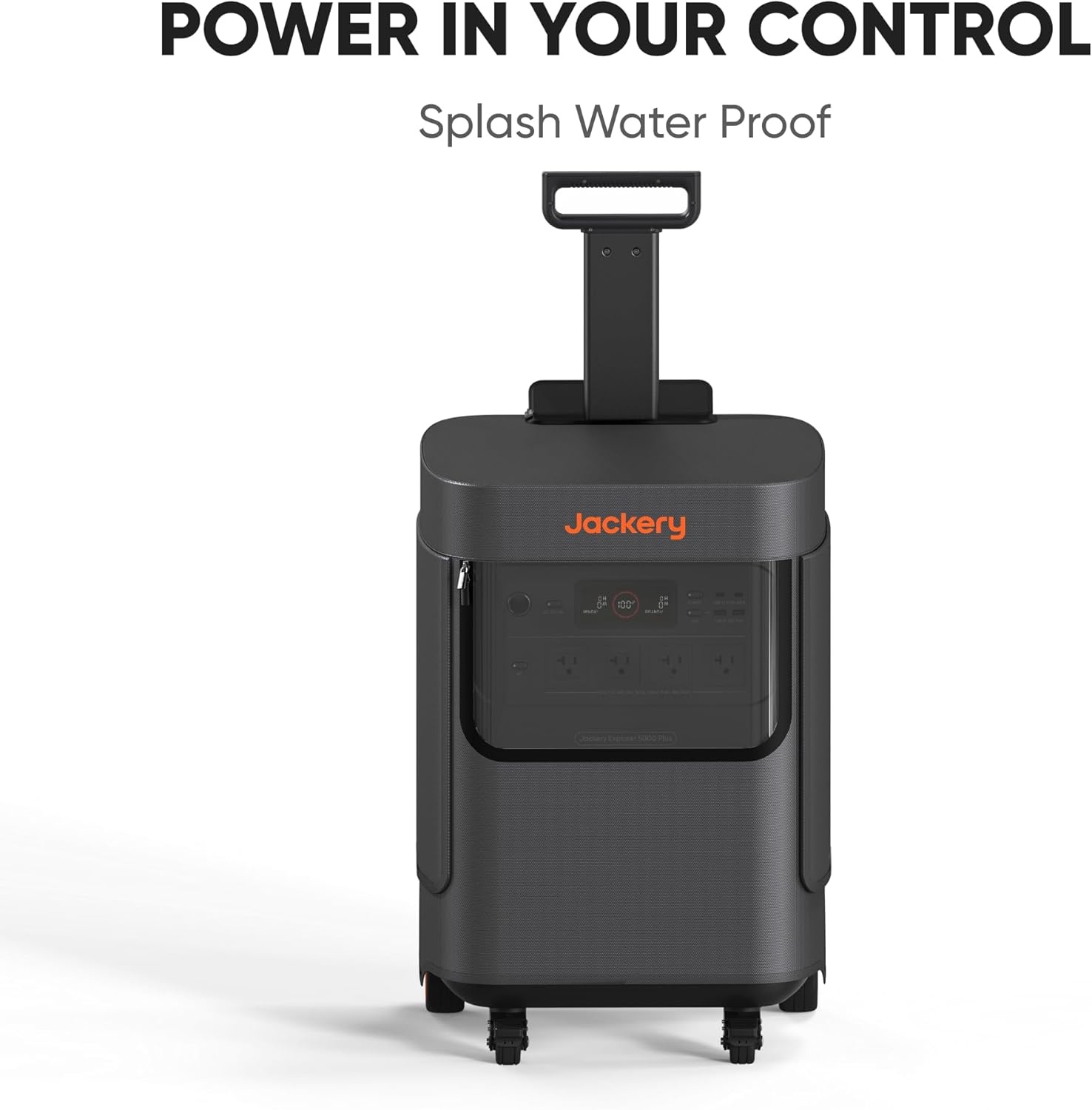 image:imageJackery Solar Generator 5000 Plus Protective Cover Water Resistant and Dust Proof Dual Side Openings IPX4 Rating