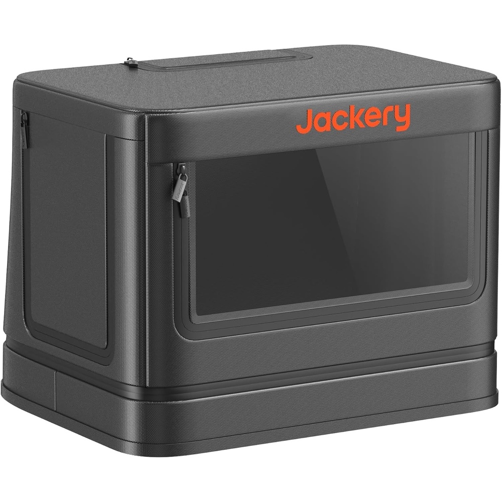 image:imageJackery HomePower 3600 Plus Protective Cover 600D Waterproof Storage Bag with Expandable Dual Zipper Fits 193 15 201 Power Station AbrasionResistant Case Power Station Not Included