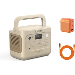 Jackery Explorer 1000 v2 Portable Power Station,1070Wh LiFePO4 Battery,1500W AC/100W USB-C Output, 1 Hr Fast Charge, Solar Generator for Camping,Emergency, RV, Off-Grid Living(Solar Panel Optional)(E1000v2+102W Fast Charger(Dune White))