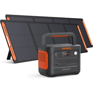 Jackery Explorer 1000 v2 Portable Power Station,1070Wh LiFePO4 Battery,1500W AC/100W USB-C Output, 1 Hr Fast Charge, Solar Generator for Camping,Emergency, RV, Off-Grid Living(Solar Panel Optional)(E1000v2+200Wx2)