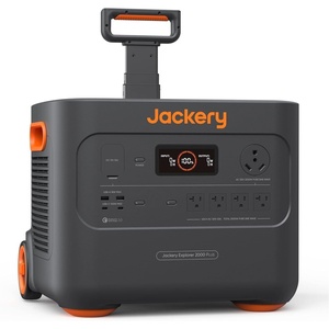Jackery Explorer 2000 Plus Portable Power Station, 2042Wh LiFePO4 Solar Generator, 3000W AC Output, Expandable to 24kWh, UPS Home Backup for Emergency Camping RV Off-Grid(Solar Panel Optional)(Explorer 2000 Plus)