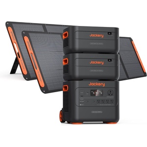 Jackery Explorer 2000 Plus Portable Power Station, 2042Wh LiFePO4 Solar Generator, 3000W AC Output, Expandable to 24kWh, UPS Home Backup for Emergency Camping RV Off-Grid(Solar Panel Optional)(Explorer 2000 Plus+EBx2+200Wx2)