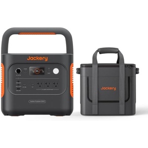 Jackery Explorer 2000 v2 Portable Power Station with 2x200W Solar Panels, 2042Wh LiFePo4 Battery, 2200W Solar Generator, 20ms UPS, USB-C PD 100W Fast Charging for Power Outages, Emergencies, Camping(Explorer 2000 v2+Protective Case)
