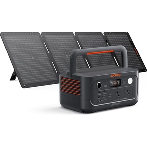 Jackery Explorer 500 v2 Portable Power Station, 512Wh LiFePO4 Battery, 500W AC/1000W Peak, Solar Generator for Camping, Outdoors, and Power Outages(E500v2+100W Solar Panel)