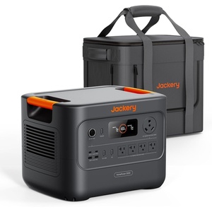Jackery HomePower 3000 Portable Power Station with 2X 200W Solar Panels, 3600W (Surge 7200W) Output, 3072Wh LFP Battery Solar Generator, Essential Backup for Home Use, Power Outage, RV, Emergencies(HomePower 3000+Extreme Guard Carrying Bag)