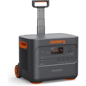 Jackery Portable Power Station Explorer 3000 Pro, Solar Generator with 3024Wh, 2x100W PD Ports, 2.4H Full Charge, Compatible with SolarSagas, for Home Backup, RV, Off-grid (Solar Panel Optional)