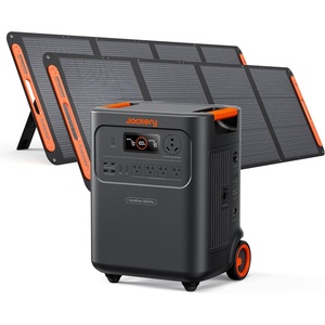 Jackery HomePower 3600 Plus Portable Power Station with AC Cable, 3600W AC Output, 3584Wh LFP Solar Generator, Expandable up to 21kWh, Essential Home Backup for Home Use (Solar Panel Optional)(HomePower 3600 Plus+2x200W)