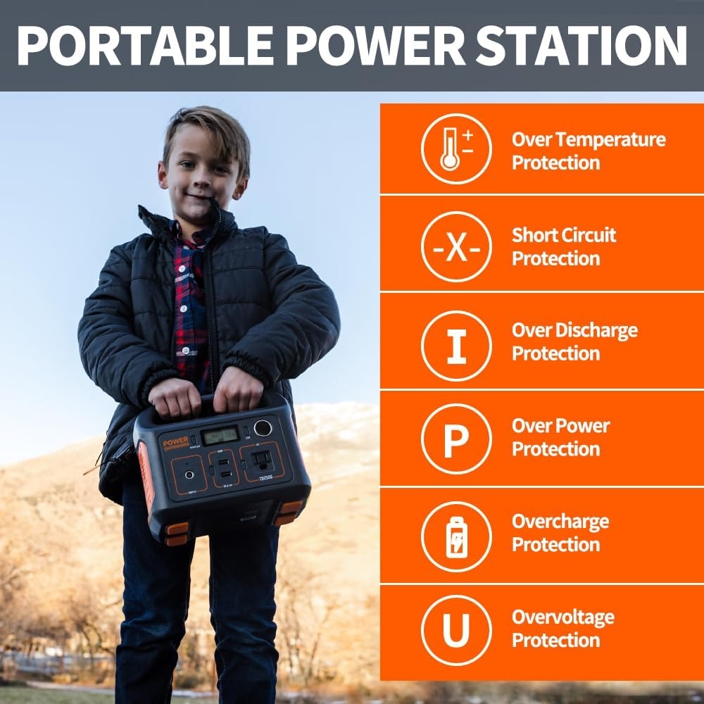 image:imageJackery Portable Power Station Explorer 290 290Wh Backup Lithium Battery 110V200W Pure Sine Wave AC Outlet Solar Generator Solar Panel Not Included for Outdoors Camping TravelRenewedExplorer 290