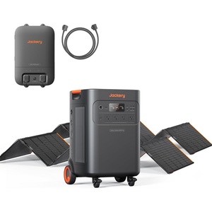 Jackery Solar Generator 5000 Plus Portable Power Station, 5040Wh LiFePO4, 7200W 120V/240V AC Output, Expandable to 60kWh, Essential Home Backup for Power Outages (Solar Panel Optional)(Explorer 5000 Plus+2x500X+STS)