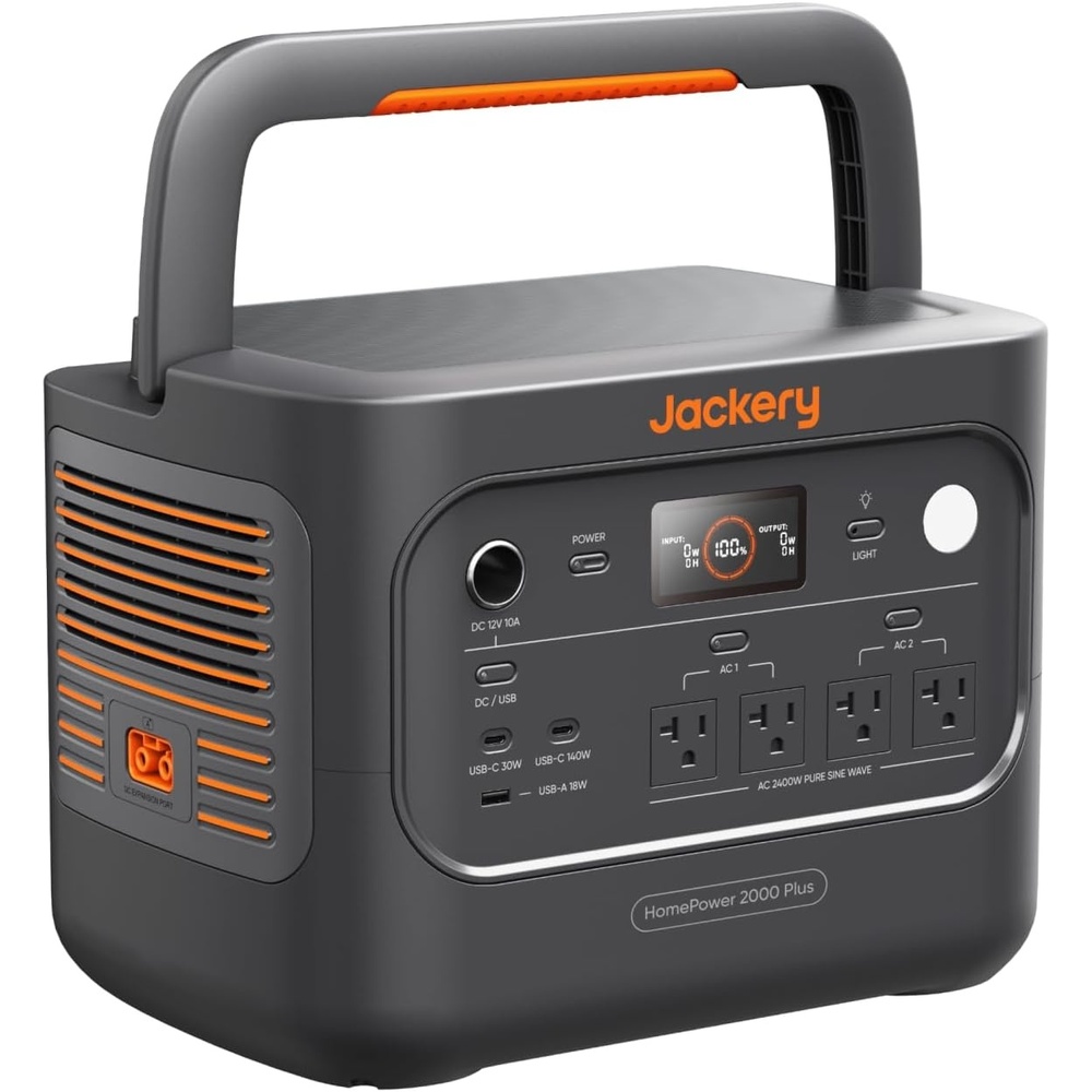 image:imageJackery HomePower 2000 Plus Battery Pack 2048Wh LFP Battery Expandable to 12kWhHomePower 2000 Plus v2